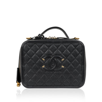 Chanel Large CC Filigree Vanity Case