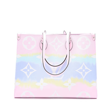 Louis Vuitton Escale OnTheGo GM Tote Bag Pastel Monogram Canvas SHW