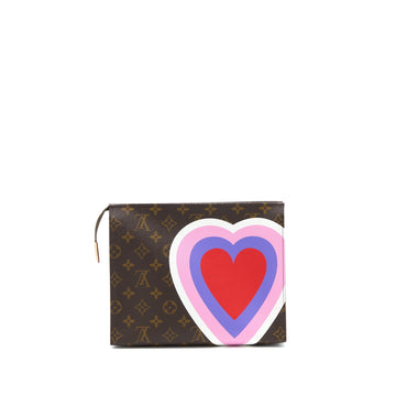 Louis Vuitton Toiletry Pochette 26 Game on Heart Monogram Canvas GHW