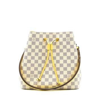 Louis Vuitton Neonoe Damier Azur Canvas Yellow