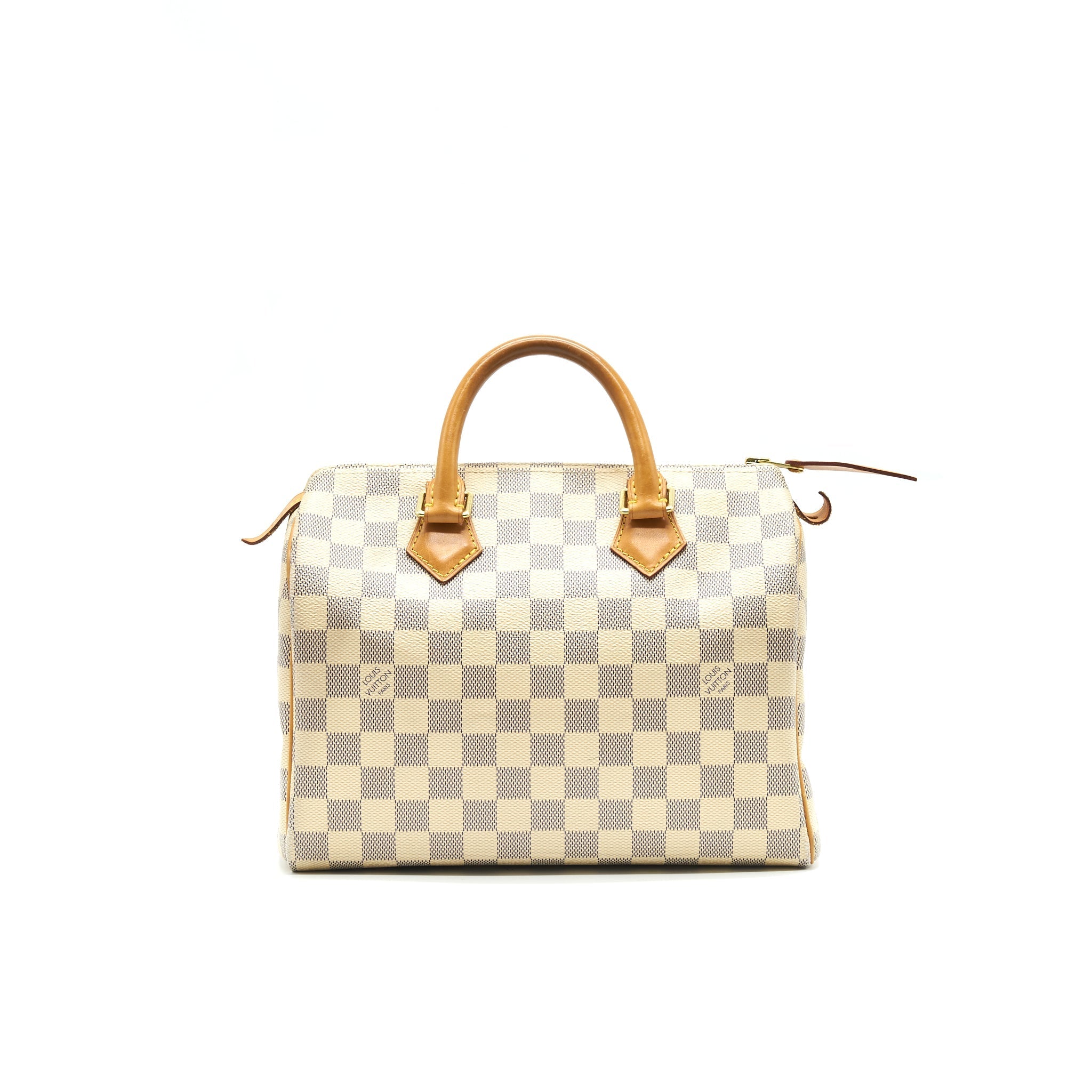 LOUIS VUITTON SPEEDY 25 DAMIER AZUR CANVAS HANDBAG