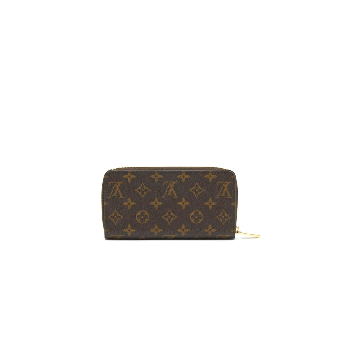 LOUIS VUITTON ZIPPY WALLET MONOGRAM CANVAS BROWN
