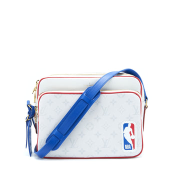 Louis Vuitton 2020 LV x NBA White Monogram Nil Messenger Bag