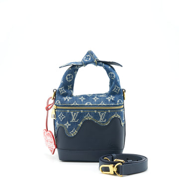 Louis Vuitton Japanese Cruiser Monogram Denim / Leather Blue GHW