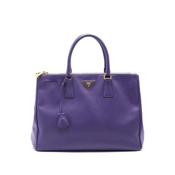 Prada Saffiano Leather Tote Bag Purple GHW