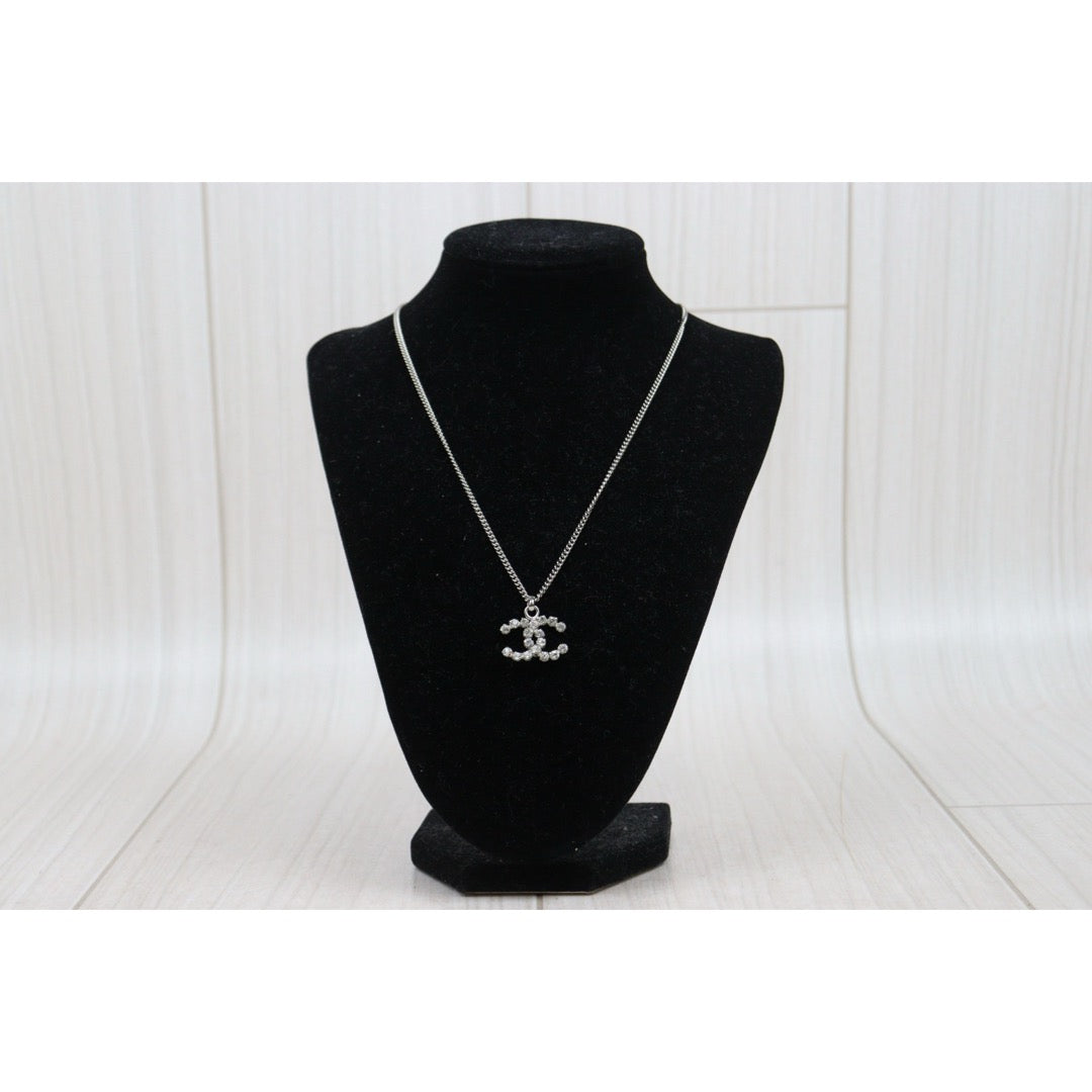 Very Good ( Rank A) ?CHANEL COCO Mark Rhinestone  Necklace?V25052509