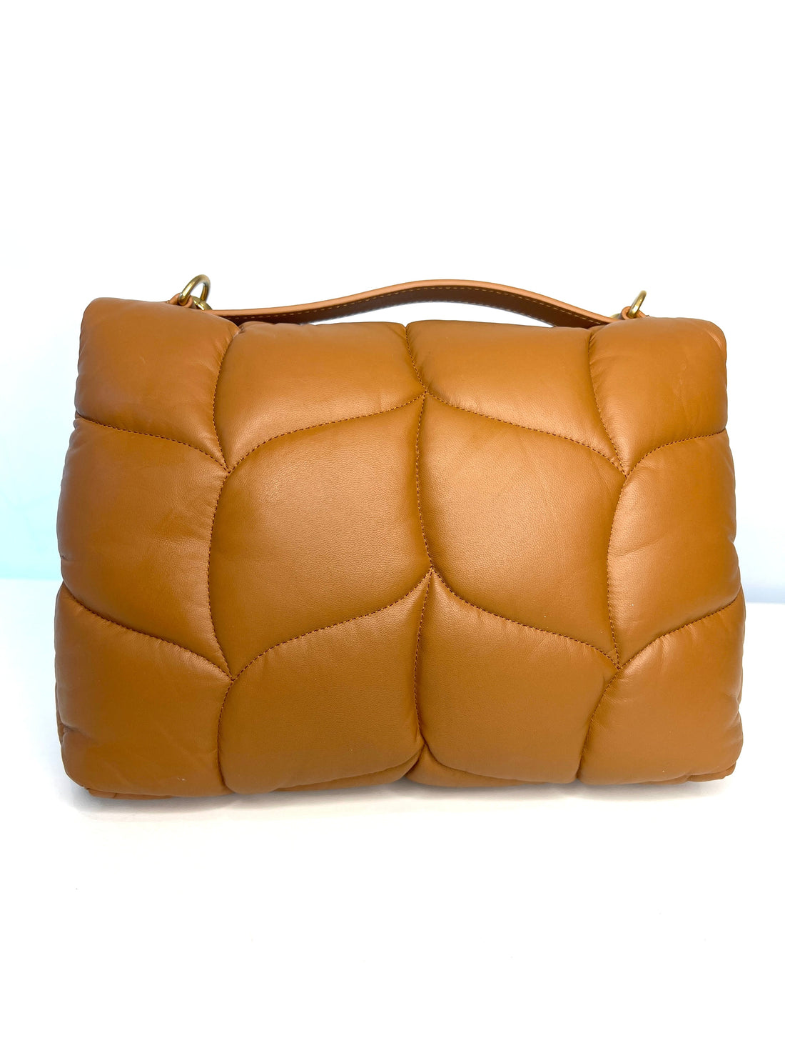 Mulberry Softie Tobacco Brown Pillow Nappa Shoulder Bag Preloved