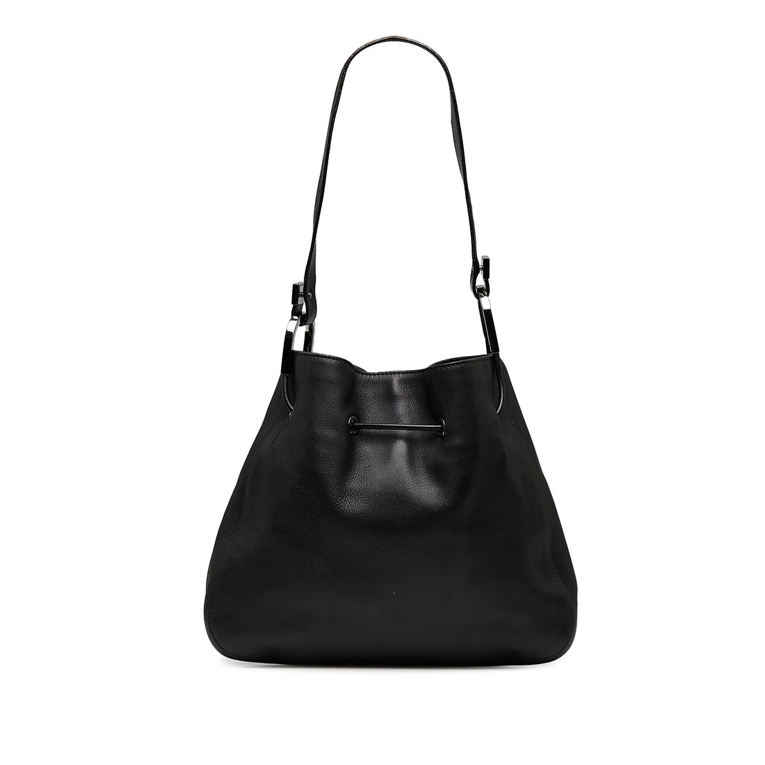 Gucci Shoulder Bag Black Leather