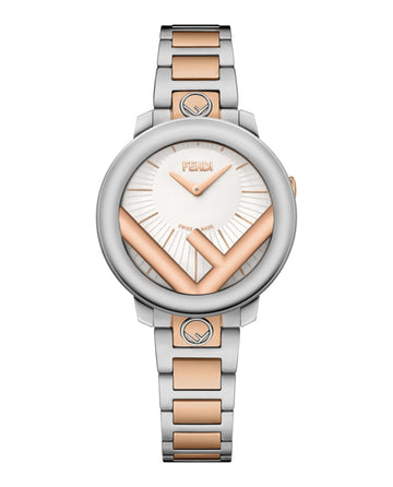 Fendi Womens  Two Tone 28mm Bracelet Fashion Watch