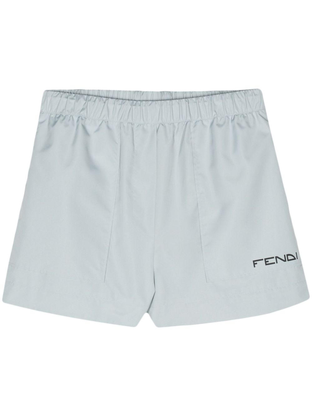 FENDI Lightweight Mini Shorts with Elastic Waistband