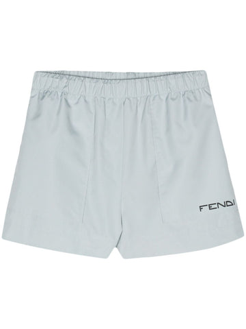FENDI Lightweight Mini Shorts with Elastic Waistband