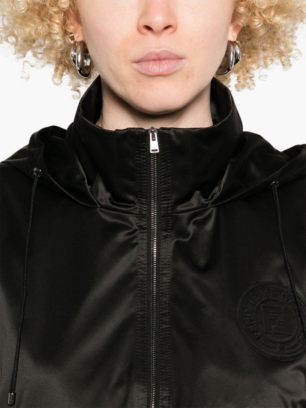 FENDI Hooded Zipped Vest for Women