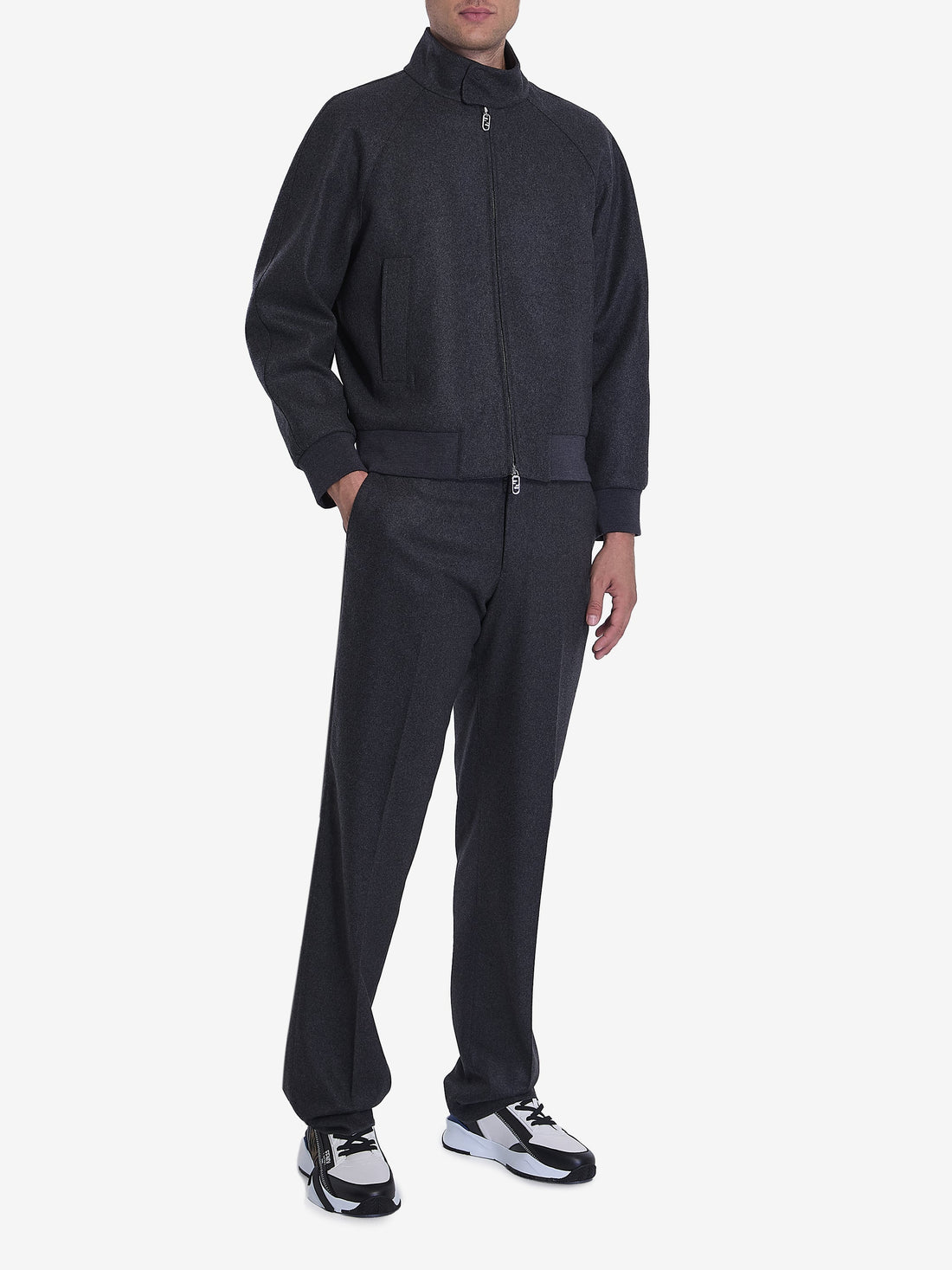 FENDI Stretch Cashmere Trousers for Men