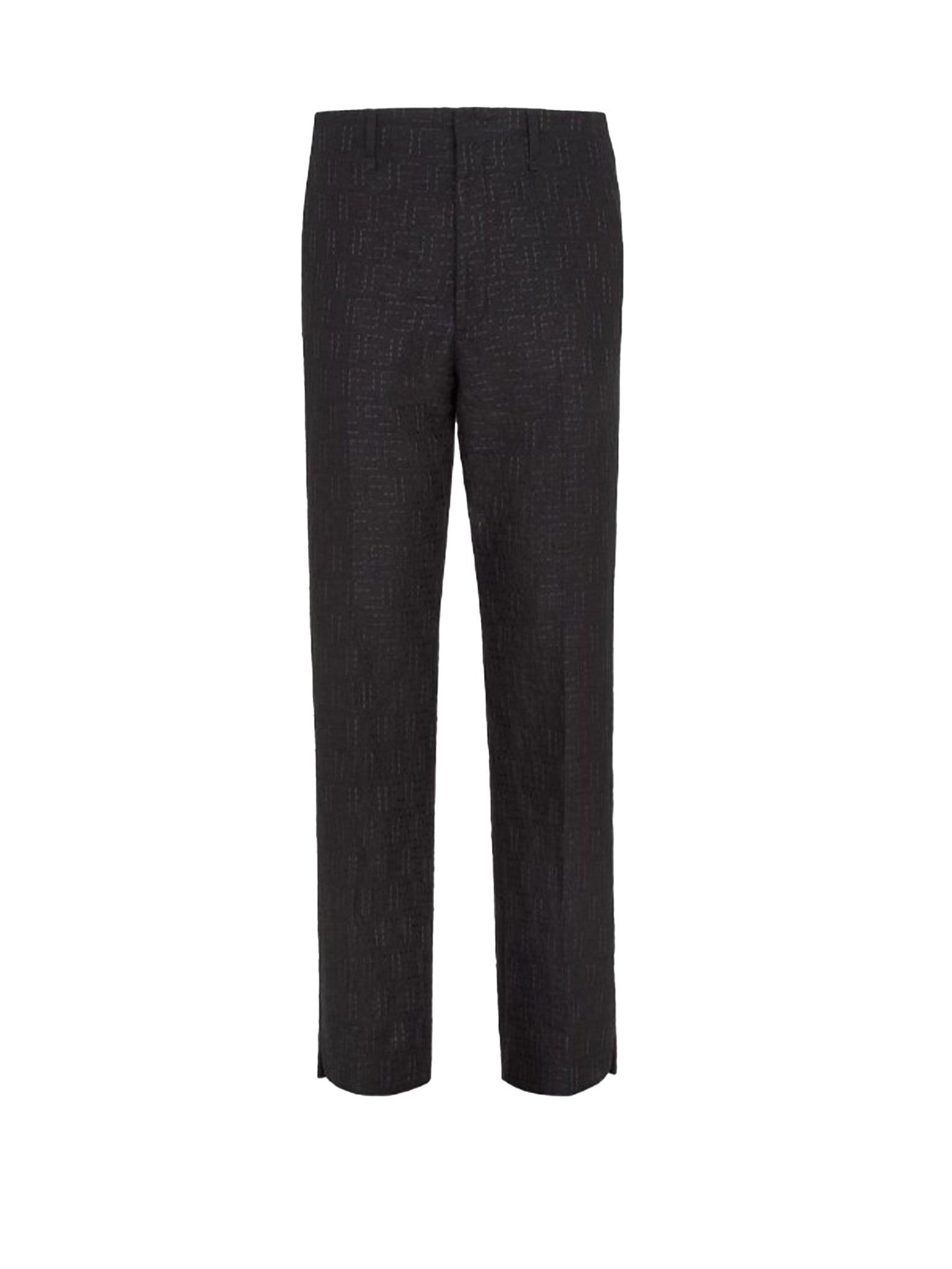 FENDI Linen and Cotton Blend Trousers for Men