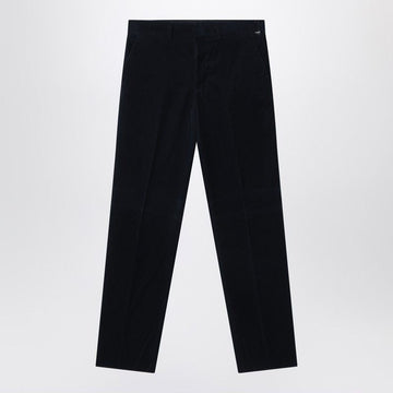 FENDI Velvet Trousers with Classic Details - FW24 Collection