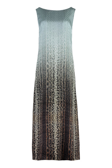 FENDI Gradient Snake Print Midi Dress for Women