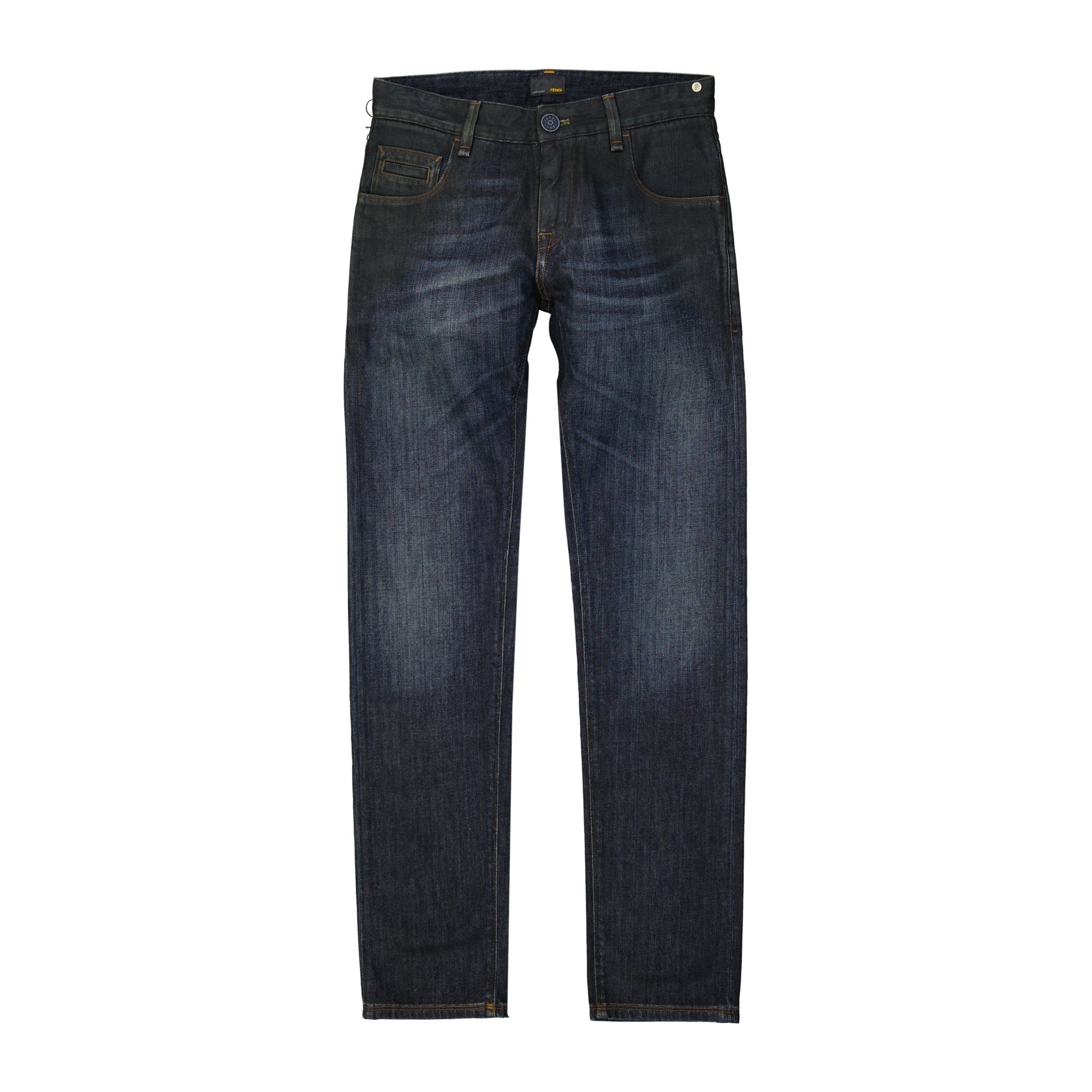 FENDI Classic Fit Denim Jeans for Men