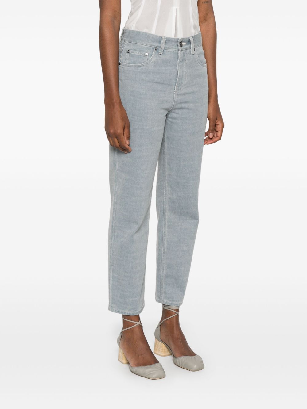 FENDI Chic Straight-Fit Jeans