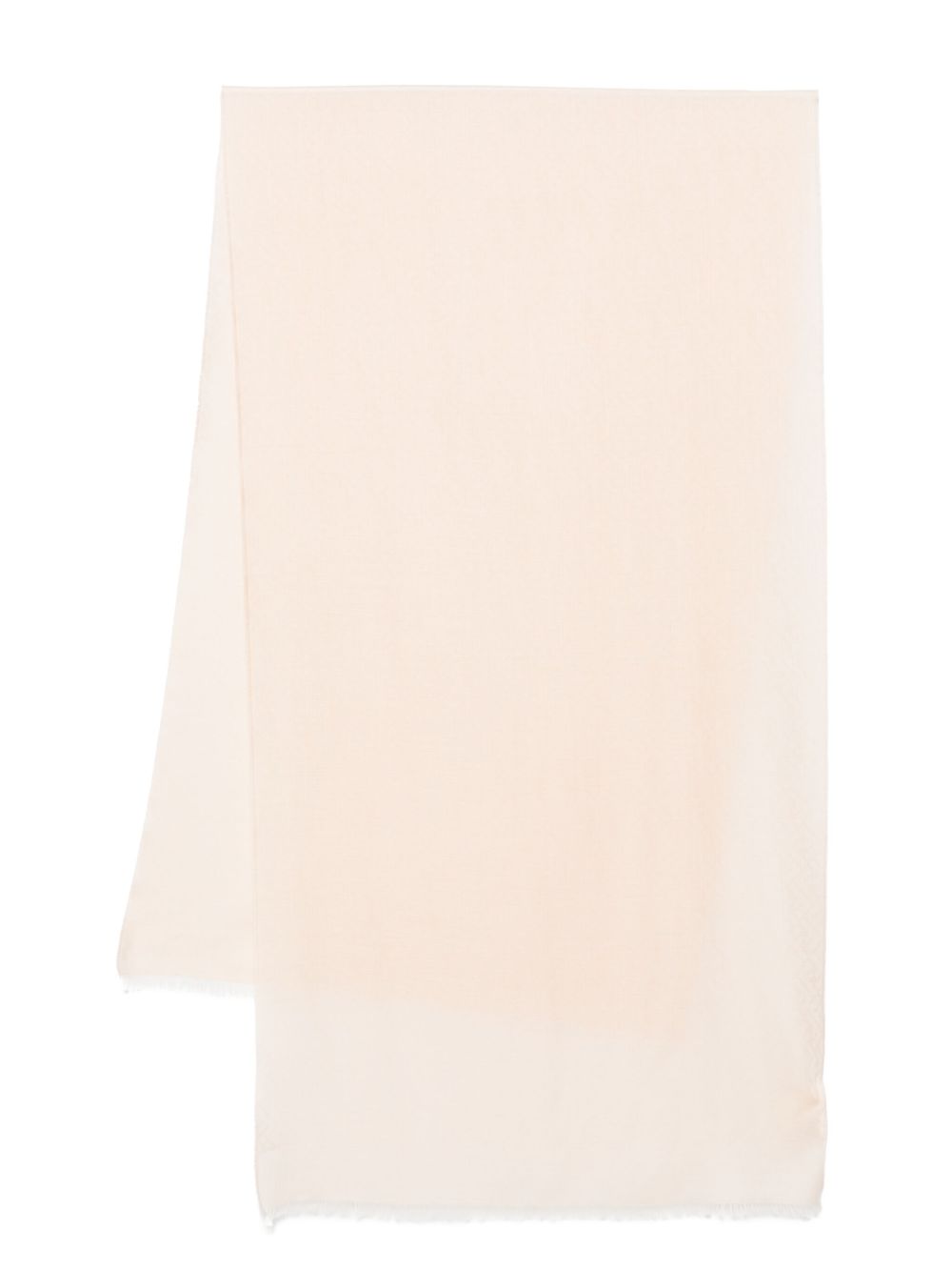 FENDI FF Jacquard Scarf with Fringed Edges - Women's Accessory