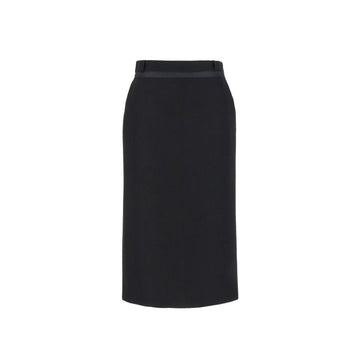 FENDI Chic Virgin Wool Mini Skirt with Cutout Detail