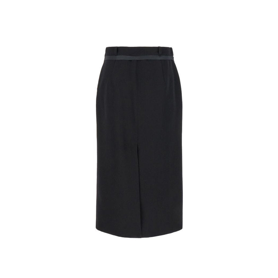 FENDI Chic Virgin Wool Mini Skirt with Cutout Detail