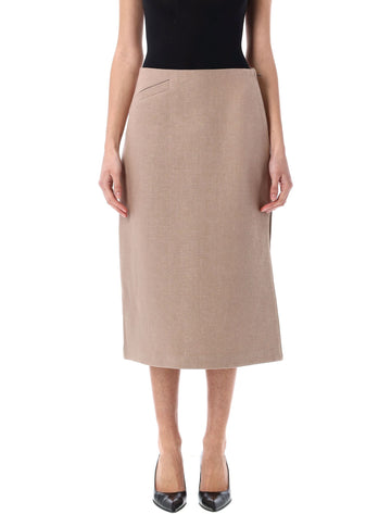 FENDI Straight-Cut Midi Skirt