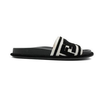 Fendi 'Fun Logo' Pool Slides - Women's 38