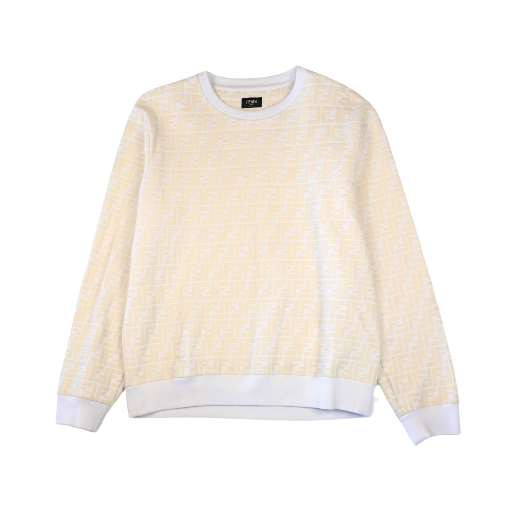 Fendi 'Zucca' Crewneck Sweater - Men's L