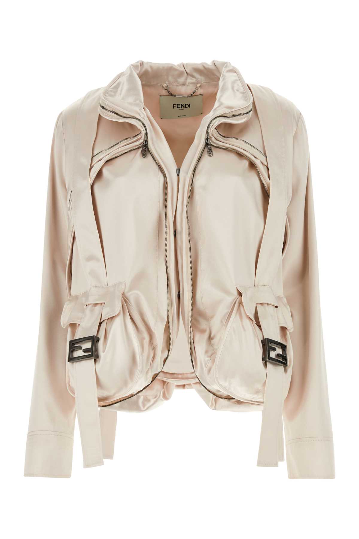 FENDI Light Satin Mini Jacket