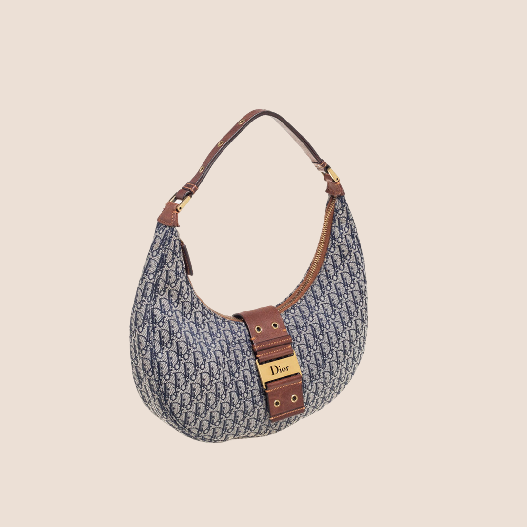 CHRISTIAN DIOR STREET CHIC HALF MOON HOBO BAG