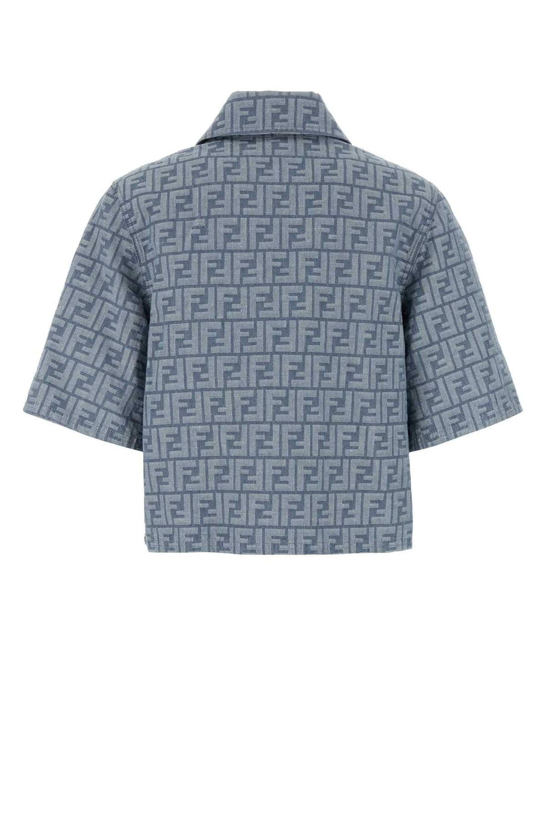 FENDI Embroidered Denim Shirt for Women - SS25