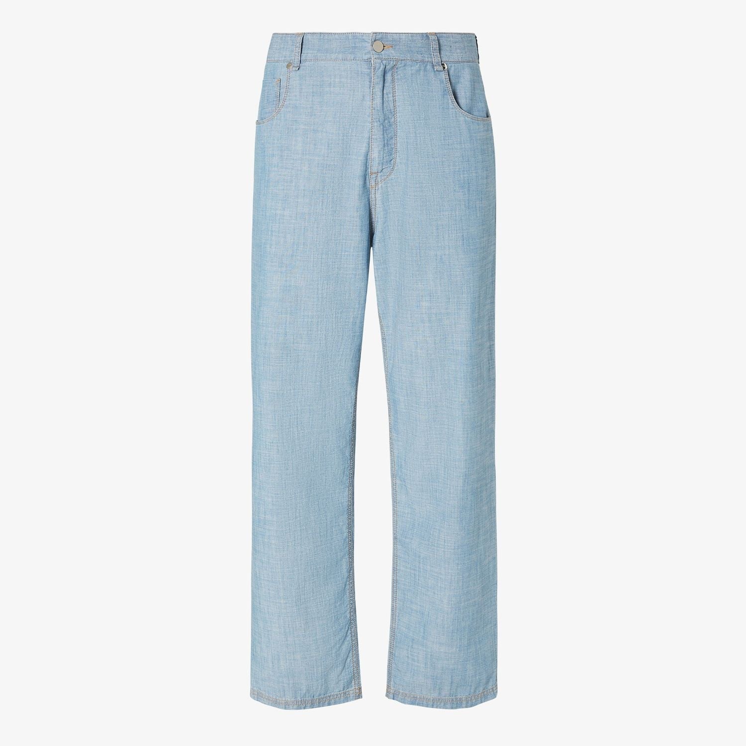 FENDI Men's Denim R. Chambray Jeans