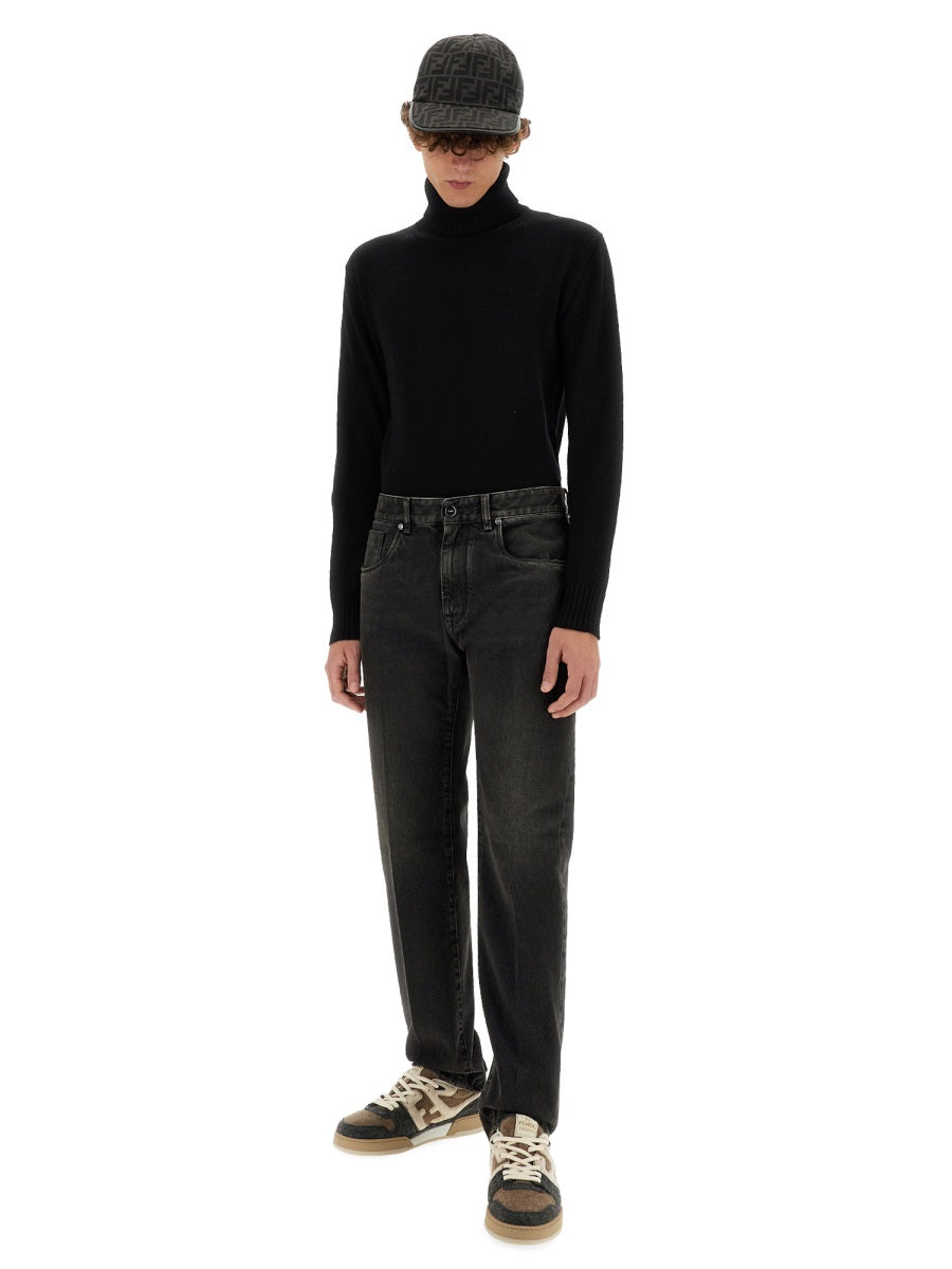 FENDI Regular Fit Denim Jeans - Size 34