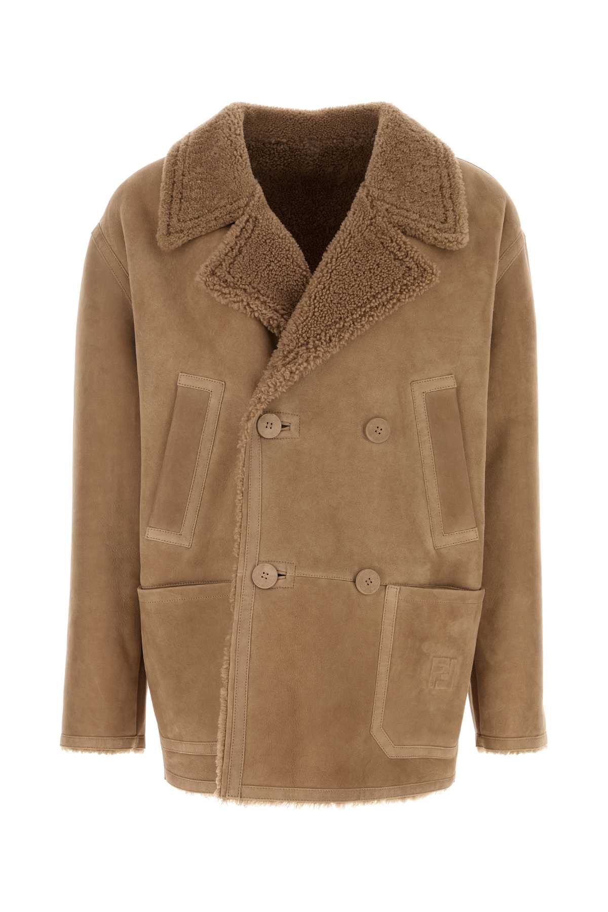 FENDI Shearling Jacket for Men - FW24 Collection