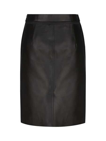 FENDI Sophisticated Leather Skirt