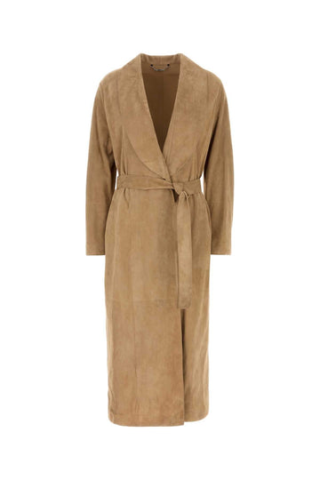 FENDI Suede Trench Jacket for Women