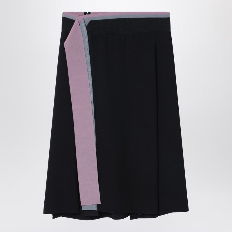 FENDI Fluid Flared Silk Skirt for Women