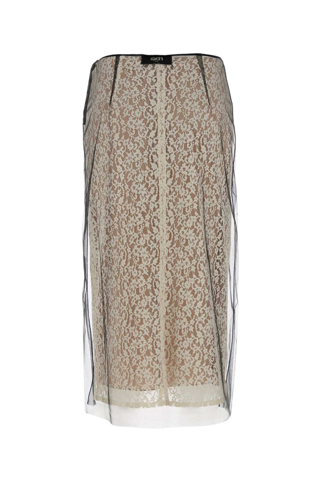 FENDI Floral Lace Mini Skirt for Women