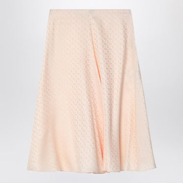 FENDI Silk Logo Skirt