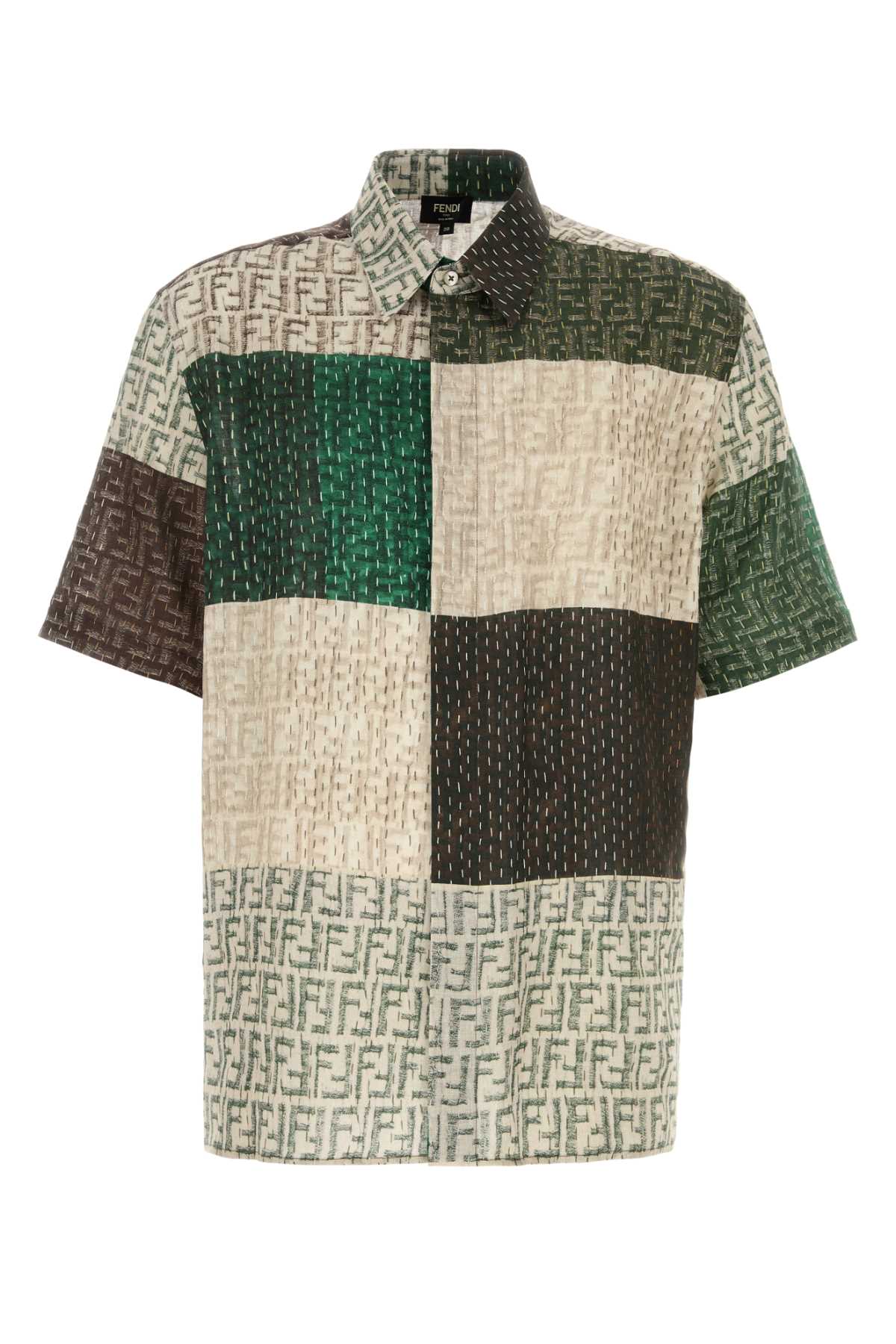 FENDI Linen Shirt for Men - SS25 Collection