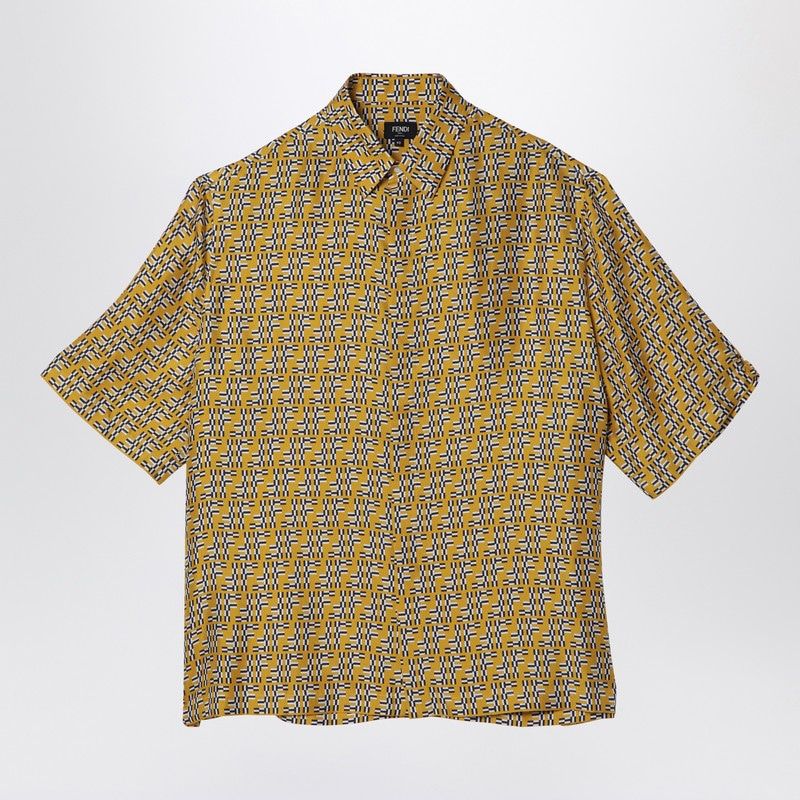 FENDI Labyrinth Printed Silk Shirt