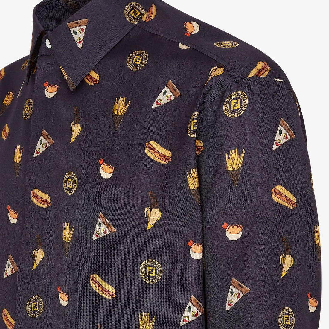 FENDI Men's Woven Shirt - FW24 Collection