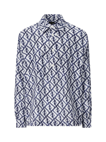 FENDI Men's Mini Linen Shirt - SS24 Collection