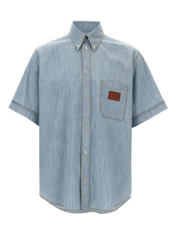 FENDI Chambray Shirt for Men - SS25 Collection