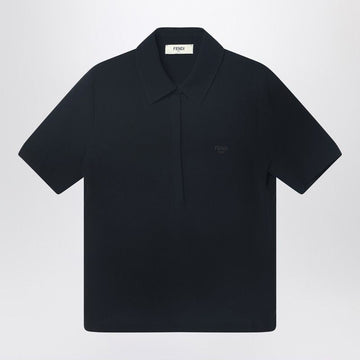 FENDI Silk Cady Mini Polo T-Shirt
