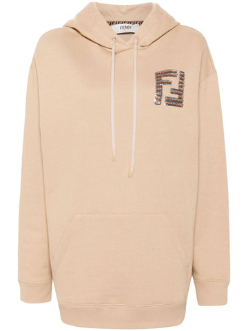 FENDI Sequined FF Hoodie for Women