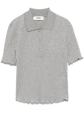 FENDI Women's Classic Polo T-Shirt