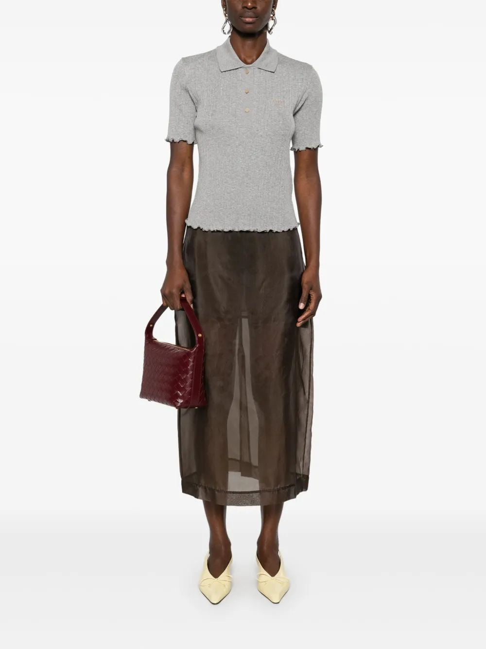 FENDI Women's Classic Polo T-Shirt