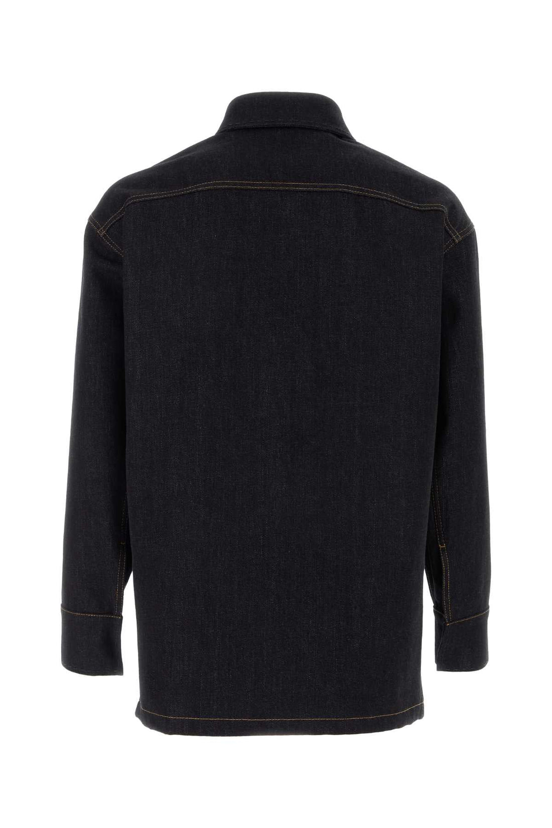 FENDI Men's Embroidered Denim Jacket