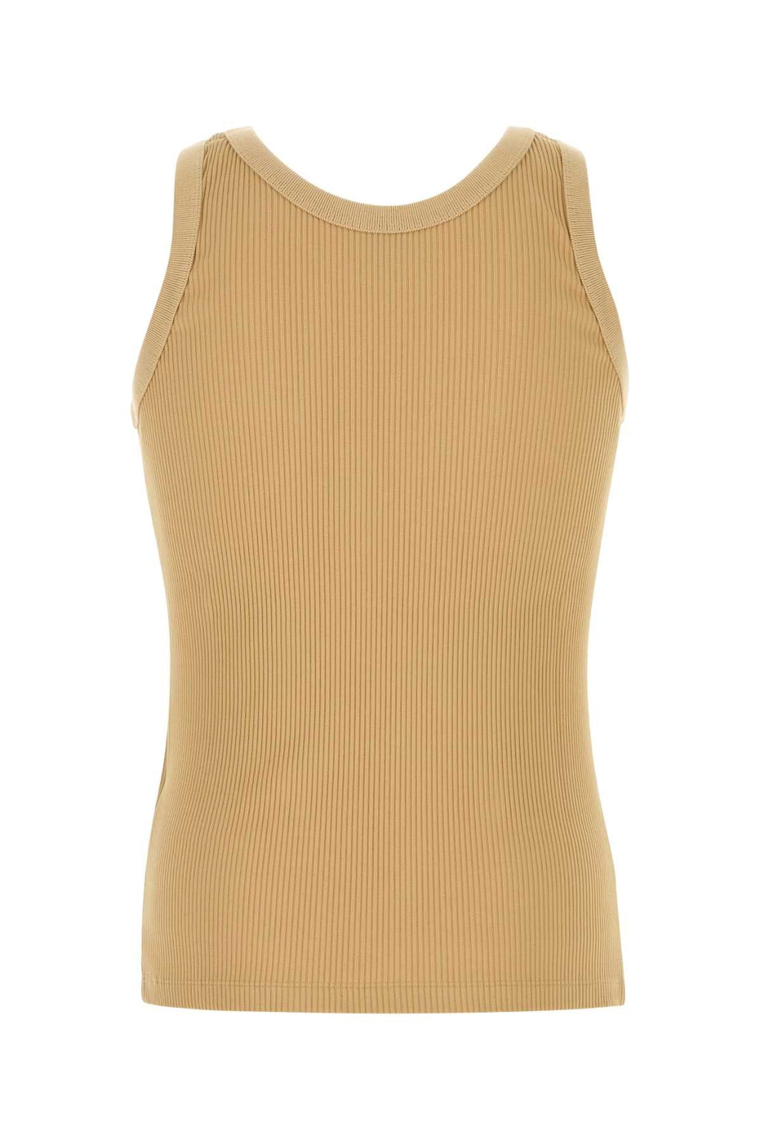 FENDI Stretch Nylon Tank Top with Ribbed Club Crest